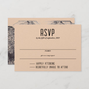 Grand Canyon paar RSVP Kaartje