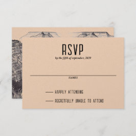Grand Canyon paar RSVP Kaartje