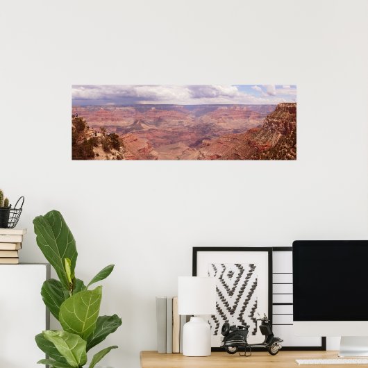 Grand Canyon Panoramic Uitzicht Poster (Thuiskantoor)