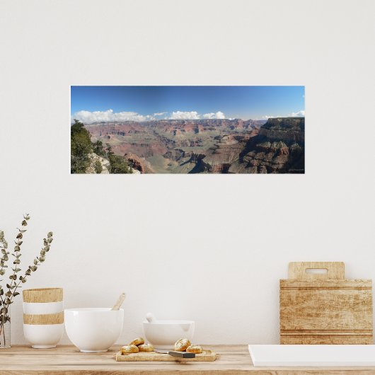 Grand Canyon Panoramisch Poster (Keuken)