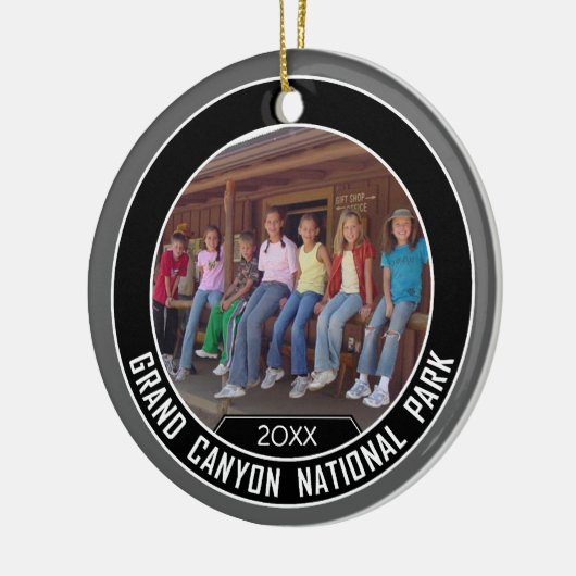 Grand Canyon PHOTO LIJST Souvenir Keramisch Ornament (Links)