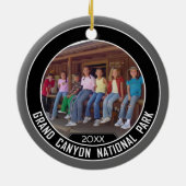 Grand Canyon PHOTO LIJST Souvenir Keramisch Ornament (Achterkant)