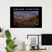 Grand Canyon, Poster 4853, zwart (Thuiskantoor)