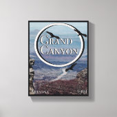 Grand Canyon Poster Canvas Afdruk (Voorkant)