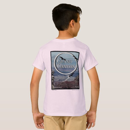 Grand Canyon Poster T-shirt (Achterkant volledig)