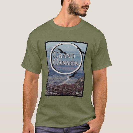 Grand Canyon Poster T-shirt (Voorkant)