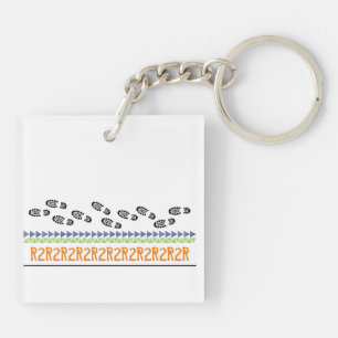Grand Canyon R2R AVONTUUR Wandelschoenen Voetstapp Sleutelhanger