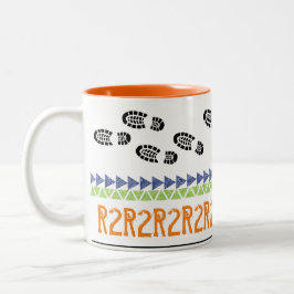 Grand Canyon R2R Avontuur Wandelschoenen Voetstapp Tweekleurige Koffiemok