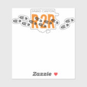 Grand Canyon R2R-wandelaarstartboots Sticker (Vel)