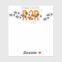 Grand Canyon R2R-wandelaarstartboots Sticker