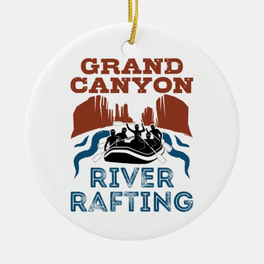 Grand Canyon, Rafting Colorado Keramisch Ornament (Voorkant)