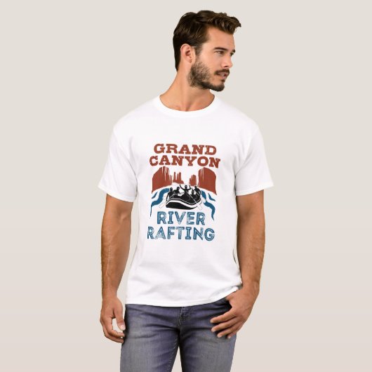 Grand Canyon, Rafting Colorado T-shirt (Voorkant volledig)