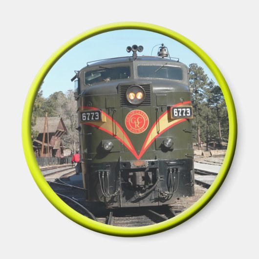 Grand Canyon Railroad Magnet (Voorkant)