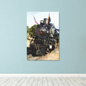 Grand Canyon Railway steam engine 4960 Canvas Afdruk (Insitu (Houten vloer))