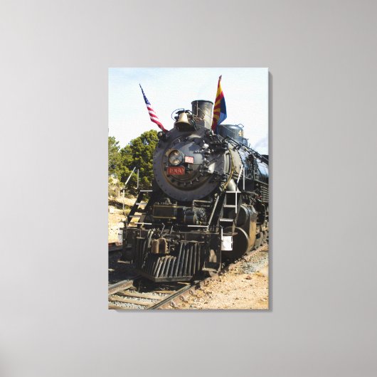 Grand Canyon Railway steam engine 4960 Canvas Afdruk (Voorkant)