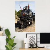Grand Canyon Railway steam engine 4960 Poster (Thuiskantoor)