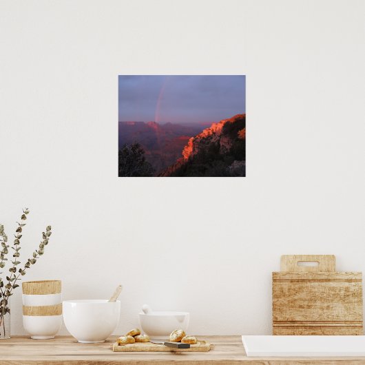 Grand Canyon Rainbow Poster (Keuken)