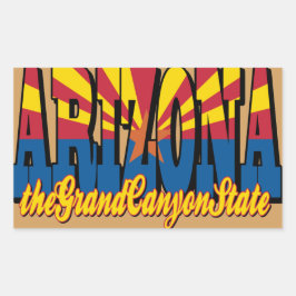 Grand Canyon Rechthoekige Sticker