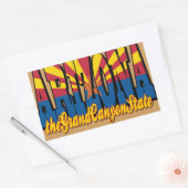 Grand Canyon Rechthoekige Sticker (Envelop)