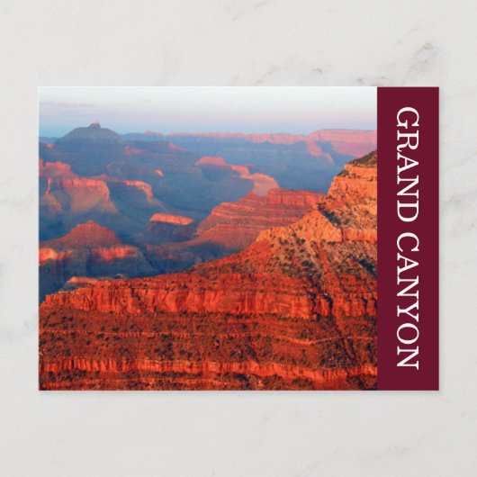 grand canyon red briefkaart (Voorkant)