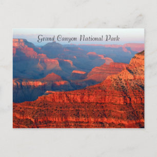 grand canyon red groetings briefkaart