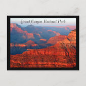 grand canyon red np briefkaart (Voorkant)