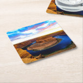 Grand Canyon Red Rocks en Blue Water Beauful Kartonnen Onderzetters (Schuin)