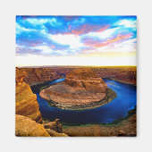 Grand Canyon Red Rocks en Blue Water Beauful Magneet (Voorkant)