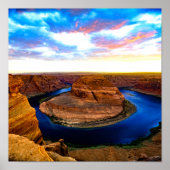 Grand Canyon Red Rocks en Blue Water Beauful Poster (Voorkant)