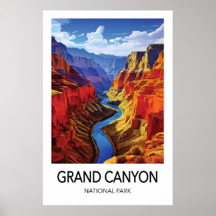 Grand Canyon Reisposter Nationaal Park Kunst Poster