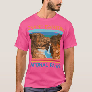 Grand Canyon Retro Arizona Mountains Havas T-shirt