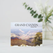  Grand Canyon Retro Reis Schilderachtig woestijn Briefkaart (Staand voorkant)