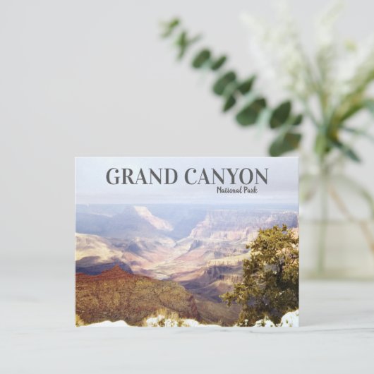  Grand Canyon Retro Reis Schilderachtig woestijn Briefkaart (Staand voorkant)