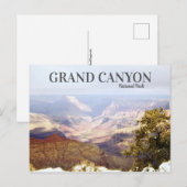  Grand Canyon Retro Reis Schilderachtig woestijn Briefkaart (Voorkant / Achterkant)