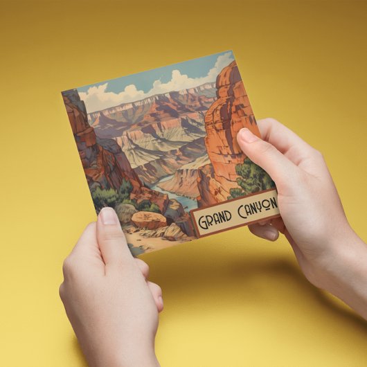 Grand Canyon Retro Travel Design