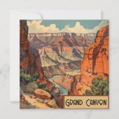 Grand Canyon Retro Travel Design (Voorkant)