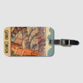 Grand Canyon Retro Travel Design Bagagelabel