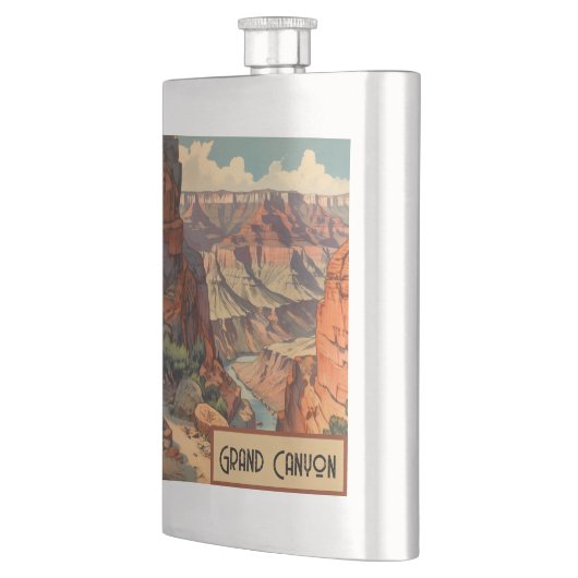 Grand Canyon Retro Travel Design Flacon (Links)
