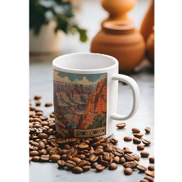 Grand Canyon Retro Travel Design Koffiemok