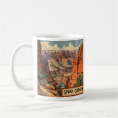 Grand Canyon Retro Travel Design Koffiemok (Links)