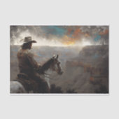 Grand Canyon Rider Decoupage Tissuepapier (Voorkant)