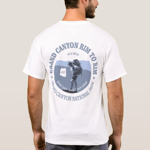Grand Canyon Rim to Rim Trail (BG) T-shirt