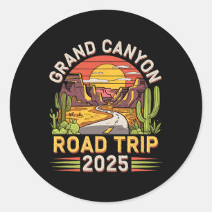 Grand Canyon Road Trip 2025 - Zomervakantie Ronde Sticker