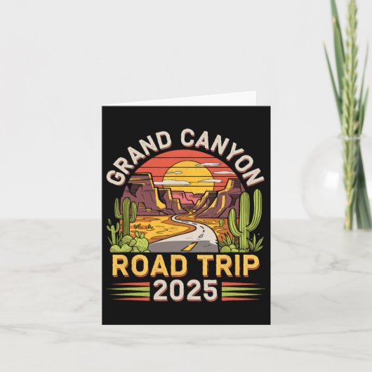 Grand Canyon Roadtrip 2025 - Zomer Vakantie  Kaart (Voorkant)