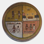 Grand Canyon Ronde Sticker (Voorkant)