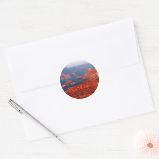 grand canyon ronde sticker (Envelop)