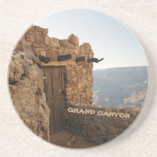 Grand Canyon Room W Uitzicht Sand Stone Onderzette Zandsteen Onderzetter