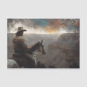 Grand Canyon Ruiter Decoupage Tissuepapier (Voorkant)