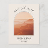 Grand Canyon Save the Date Briefkaart Bruiloft (Voorkant)