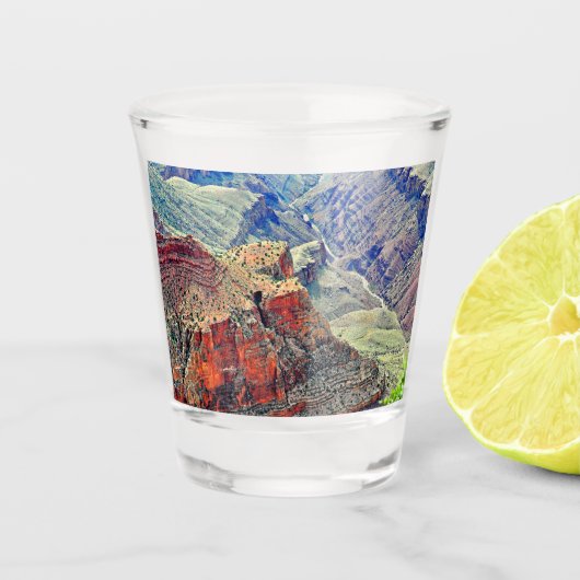 Grand Canyon Shot Glass Shot Glas (Voorkant)